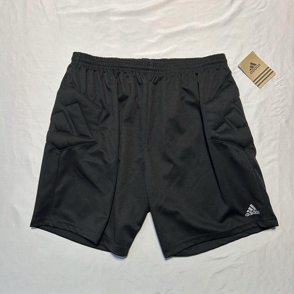 Men's Adidas Tierro Goalkeeper Black Shorts FT1454 With Padded Sides Size XL NEW